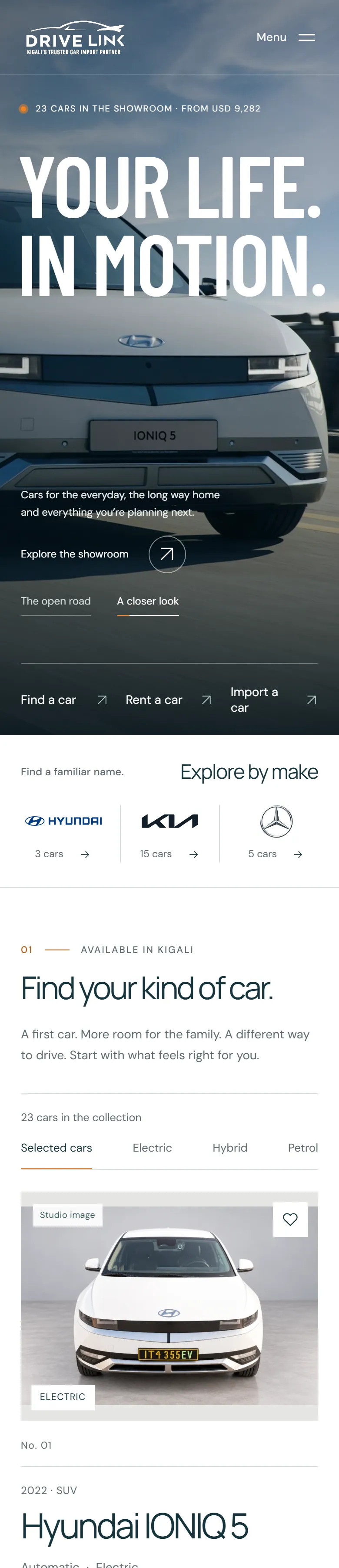 Urupapuro rwa DriveLink ku telefone