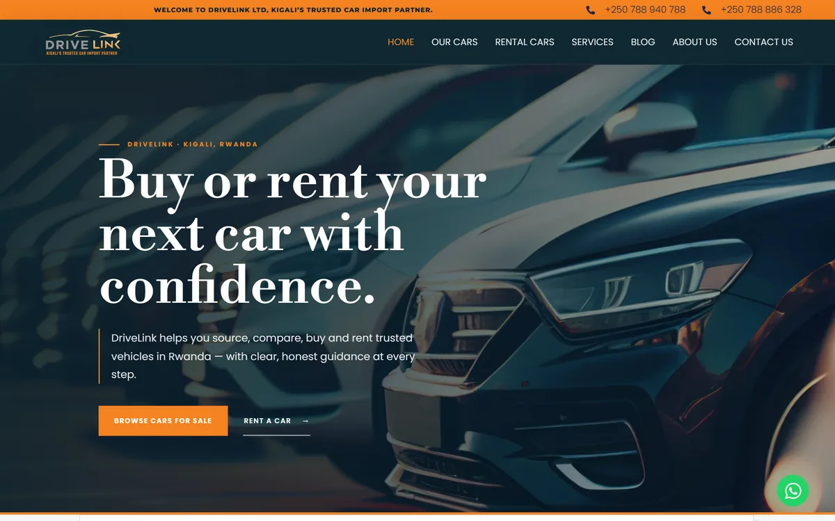DriveLink website